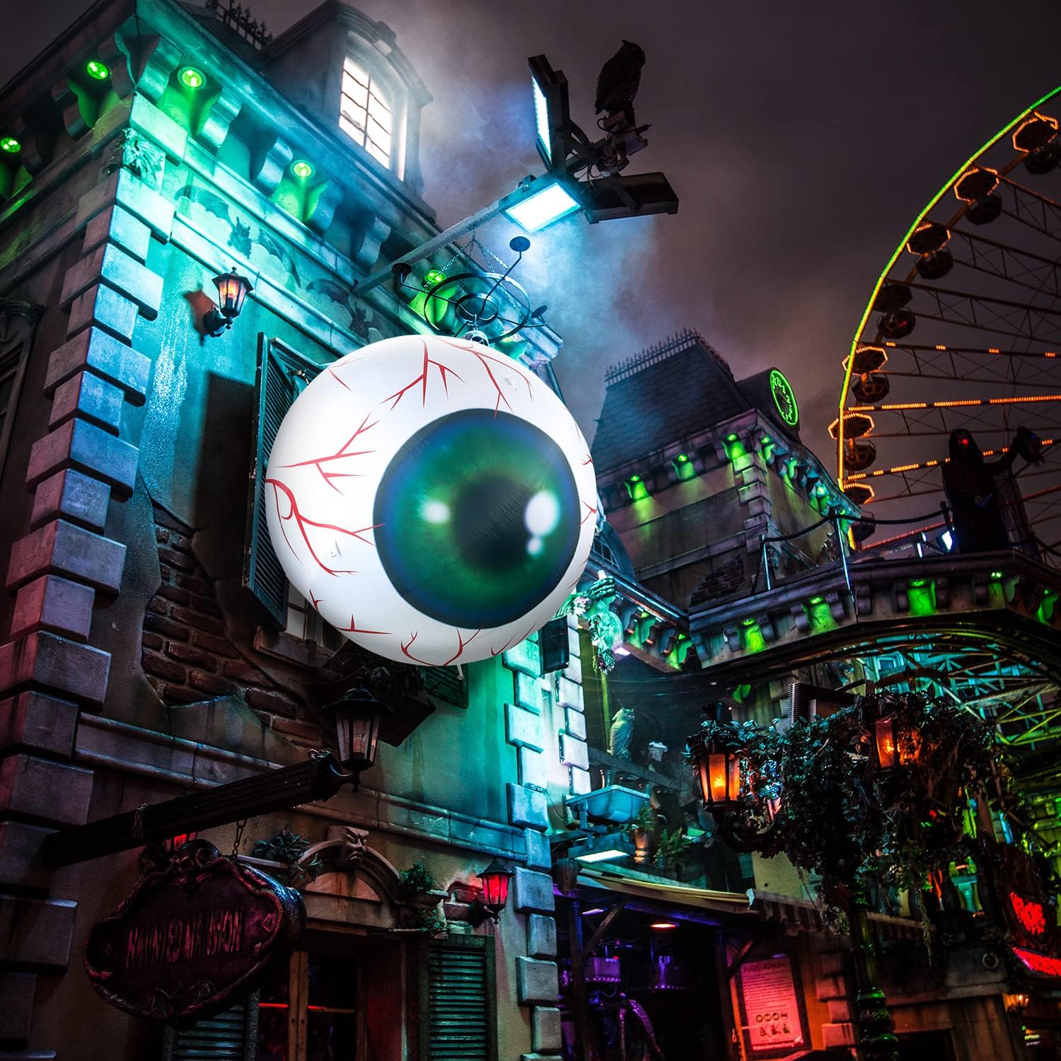 Halloween outdoor large inflatable eyeball decoration - CostcoStore