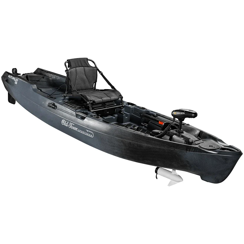 Old Town Sportsman AutoPilot 120 Motorized Fishing Kayak with Minn Kota Trolling Motor – 12-ft