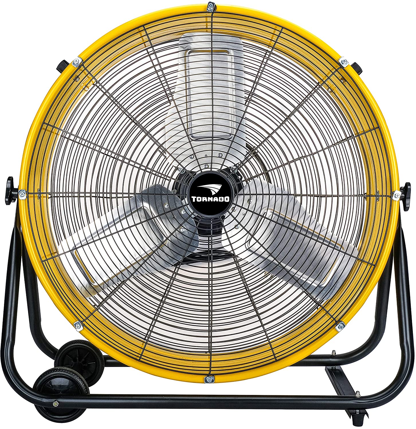 Tornado 24 Inch Grade UL Listed High Velocity Movement Heavy Duty Drum 3 Speed Air Circulator Fan 7800 CFM-Industrial, Commercial, Residential, and...