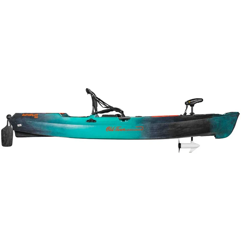 Old Town Sportsman AutoPilot 120 Motorized Fishing Kayak with Minn Kota Trolling Motor – 12-ft
