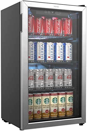hOmeLabs Beverage Refrigerator and Cooler – 120 Can Mini Fridge - CostcoStore