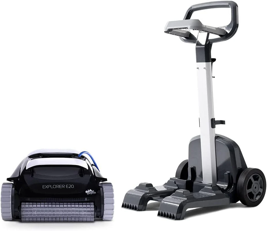 Robotic Pool Vacuum Cleaner All Pools up to 30 FT - Scrubber Brush Easy Top Load Filters - CostcoStore