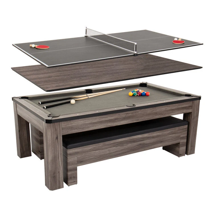 7' 3-in-1 Combination Table Includes Billiards, Table Tennis, & Dining Table - CostcoStore