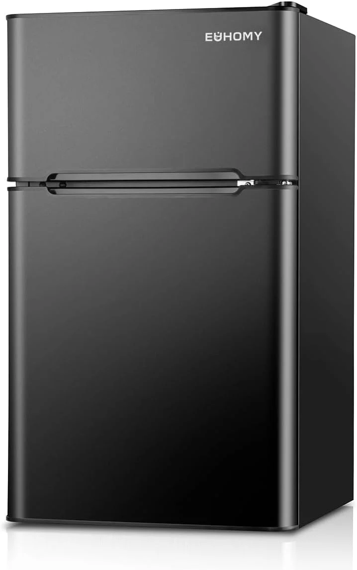 Euhomy Mini Fridge with Freezer, 3.2 Cu.Ft Mini Refrigerator with Freezer - CostcoStore