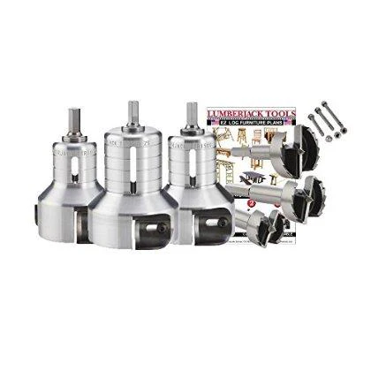 Lumberjack Tools PSK3 3-Size Pro Series Master Kit (1′′, 1-1/2′′, 2′′ Tenon Cutters and Forstner Bits) - CostcoStore