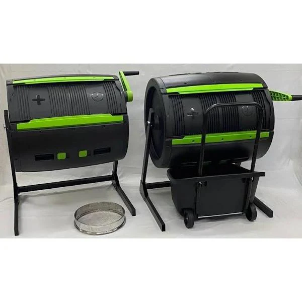 2 – RSI Maze 65 Gallon Composters with 1 Cart and 1 Sifter – Plastic - CostcoStore