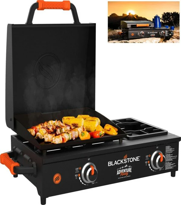 blackstone adventure ready 17 inch tabletop griddle with range top black - CostcoStore