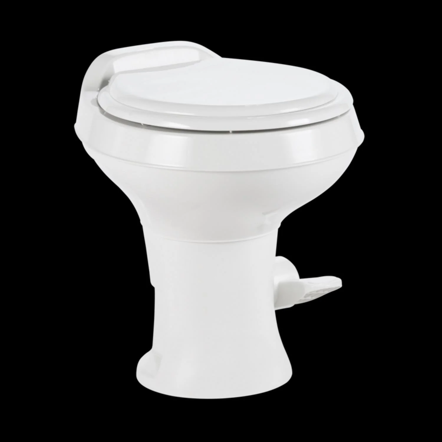 Dometic 302300071 300 Series Standard Height Heavy Duty Plastic RV Toilet, White - CostcoStore