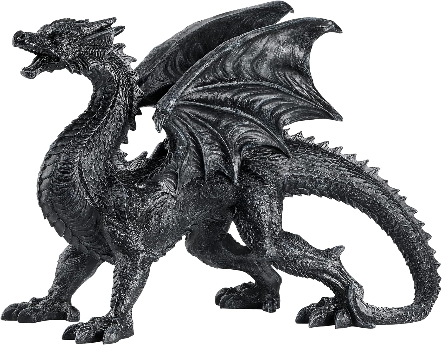 Large size gothic roaring pterosaur statue fantasy decoration - CostcoStore