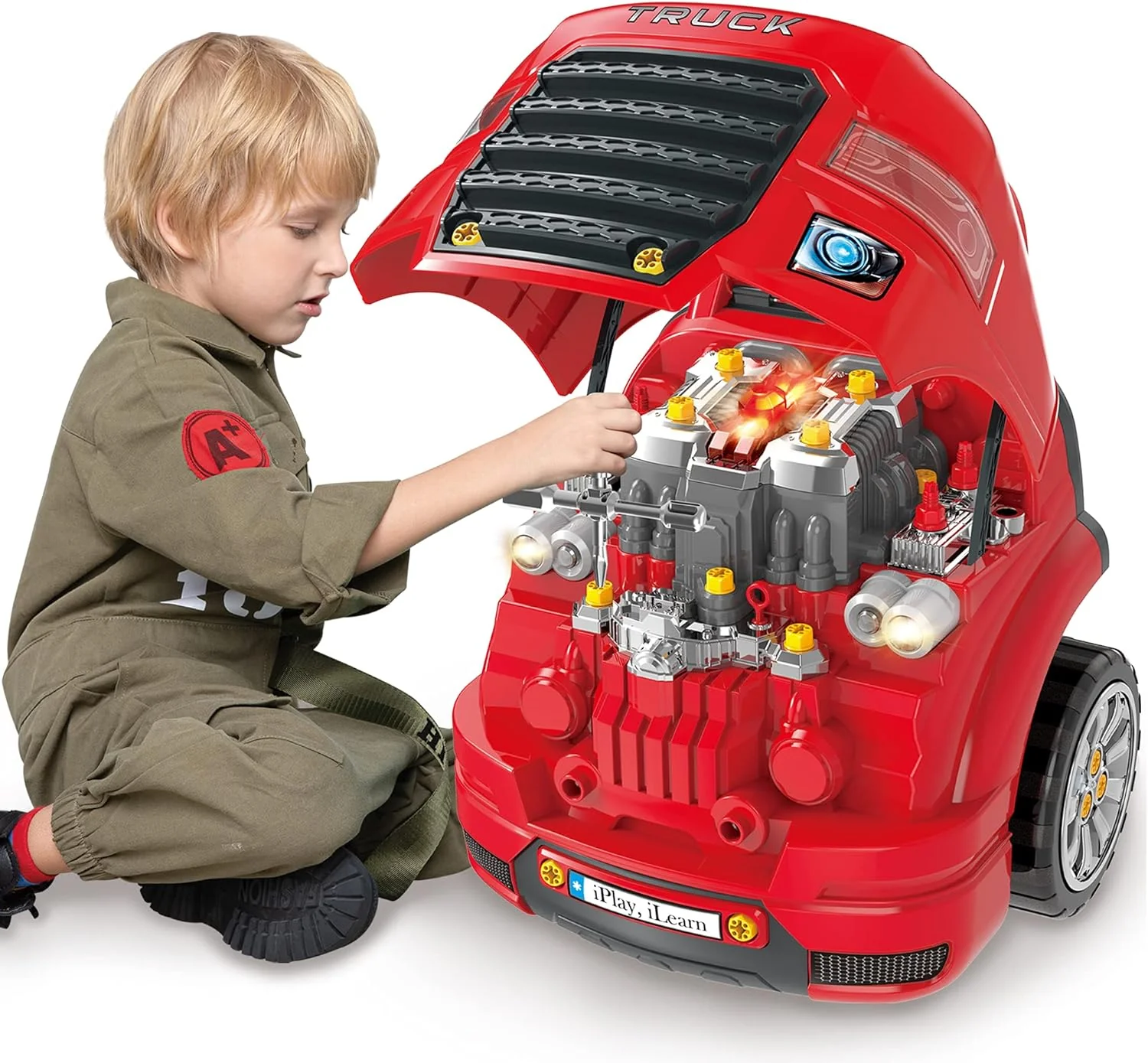 Truck engine toys, children's mechanical repair set - CostcoStore