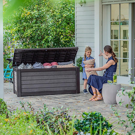 Keter 165-Gallon Resin Outdoor Deck Box - CostcoStore