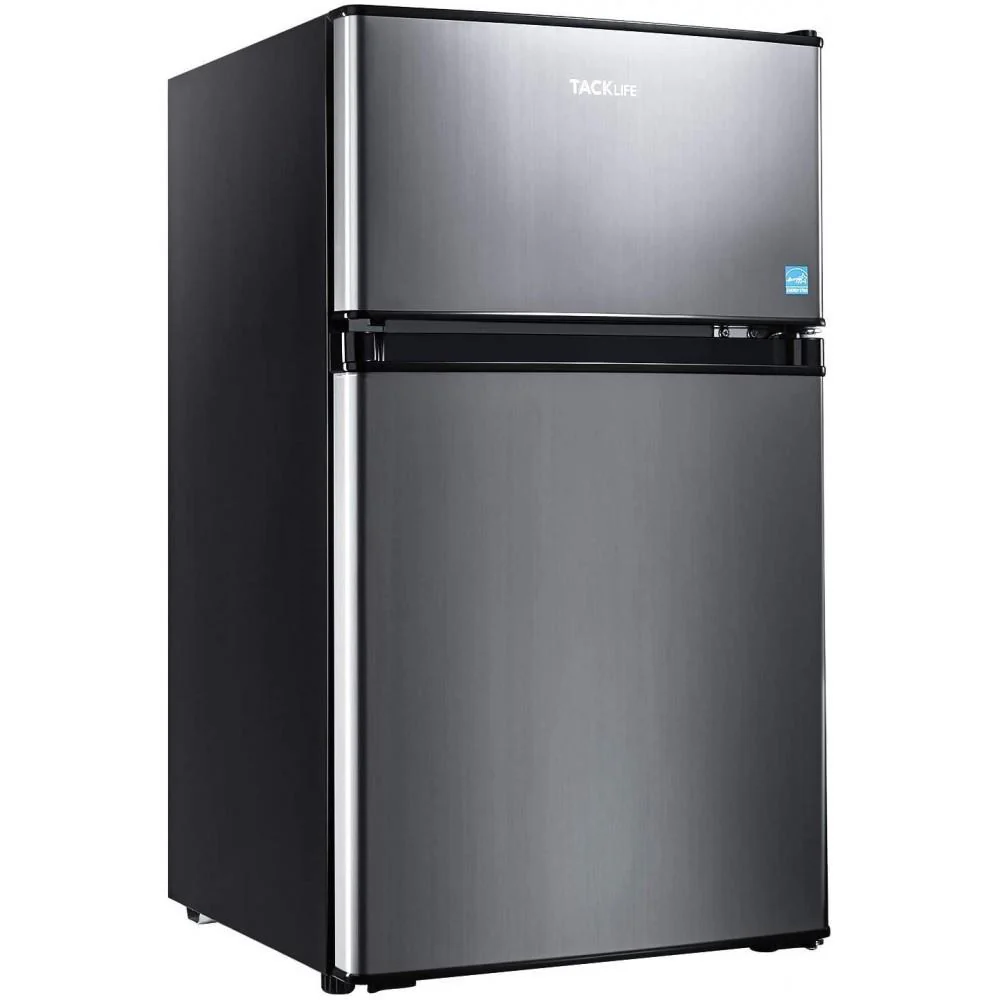 Mini Fridge with Freezer, 3.1 Cu.Ft Small Refrigerator, Compact Refrigerator with LED Light - CostcoStore