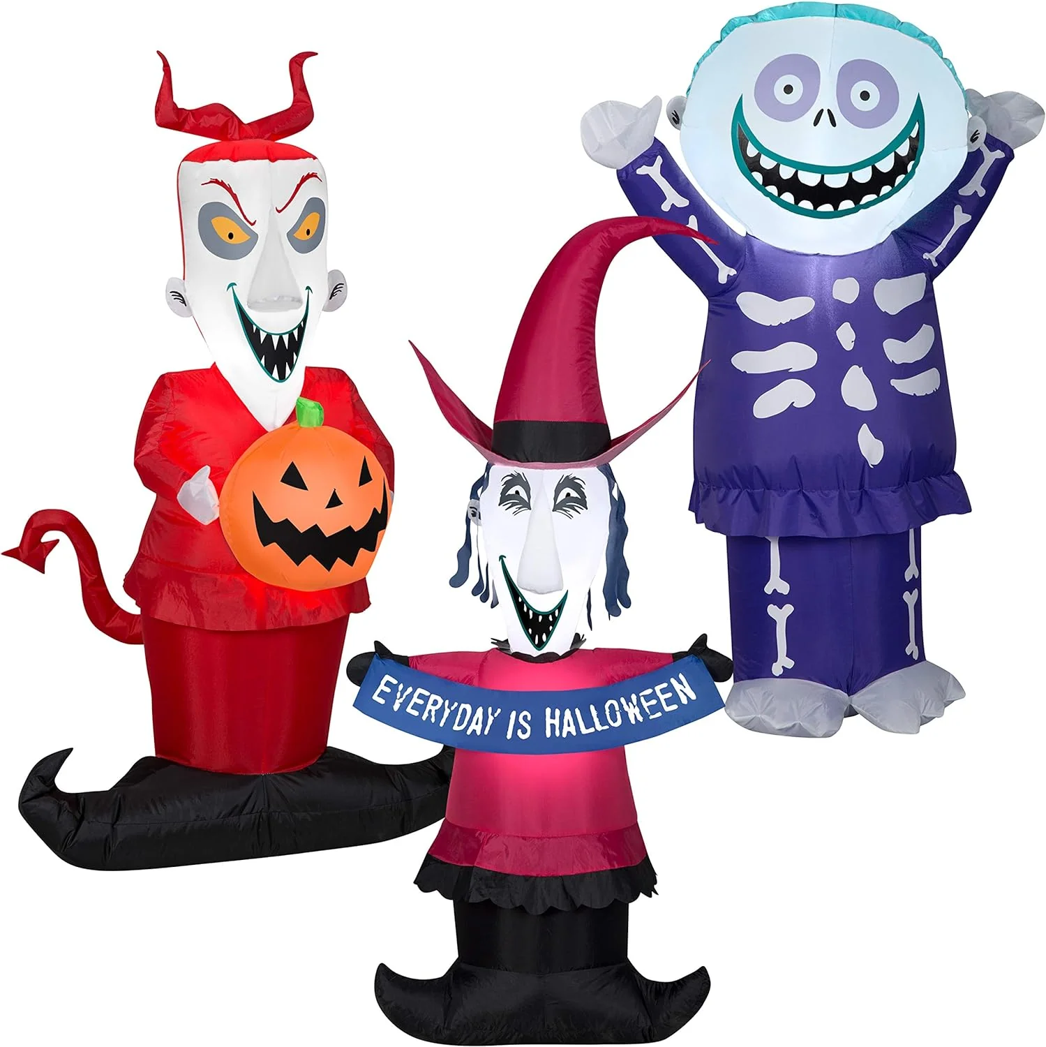 Inflatable Halloween Lock Shock and Barrel Disney Combo Pack - CostcoStore