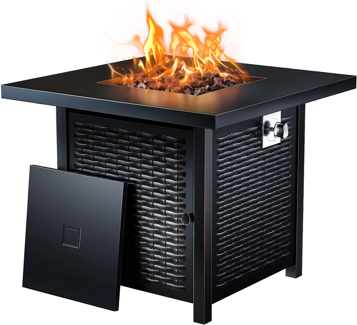 Gas Fire Pit Table, 50,000 BTU Outdoor Propane Fire Pit - CostcoStore