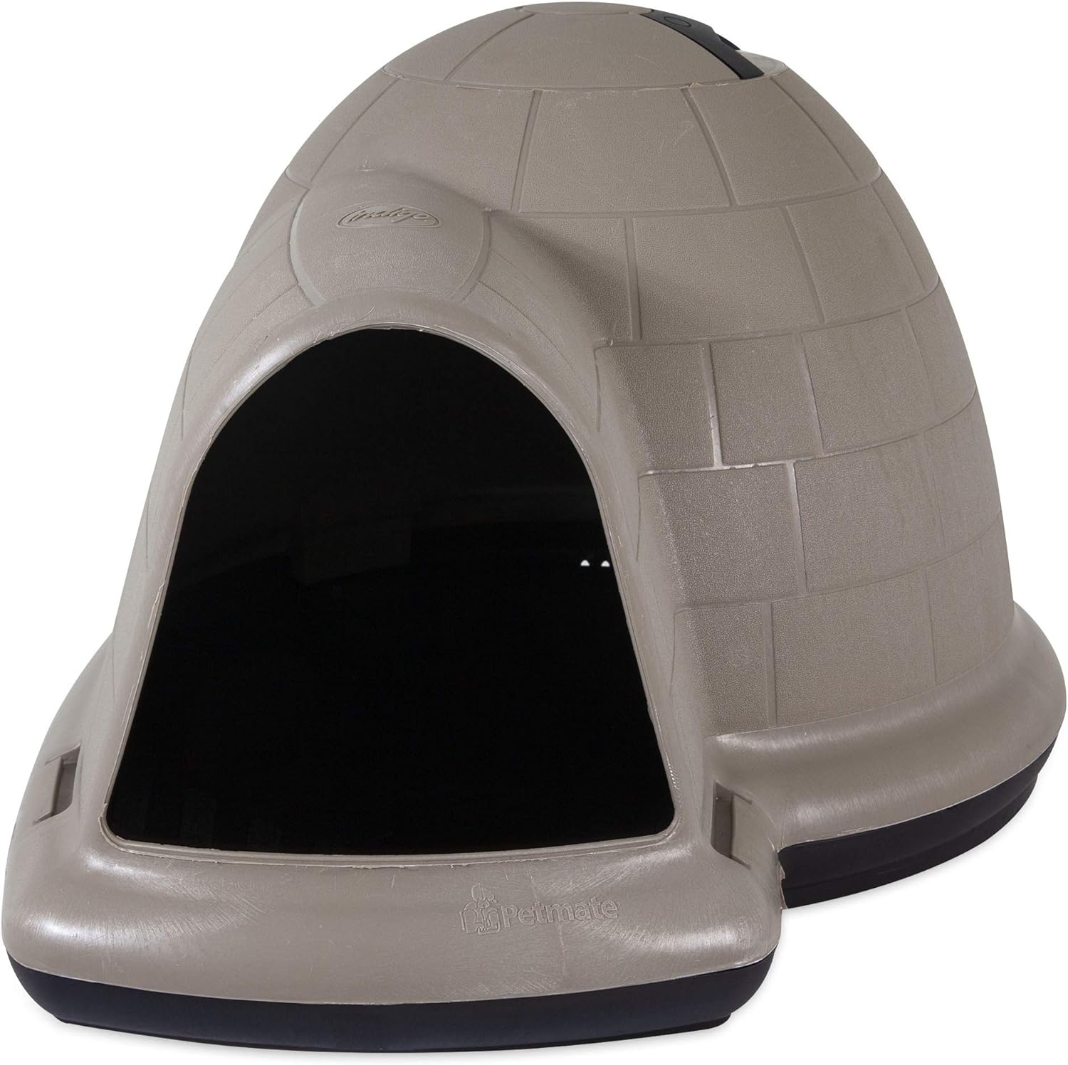 Petmate Indigo Dog House (Igloo Dog House, Made in USA with 90% Recycled Materials, All-Weather Protection Pet Shelter) for XL Dogs -90 to 125...