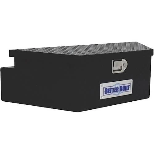 BETTER BUILT 66212321 UTILITY TRAILER TONGUE TOOL BOX, BLACK, WIDE, V SHAPED 39INX16.5INX12IN - CostcoStore