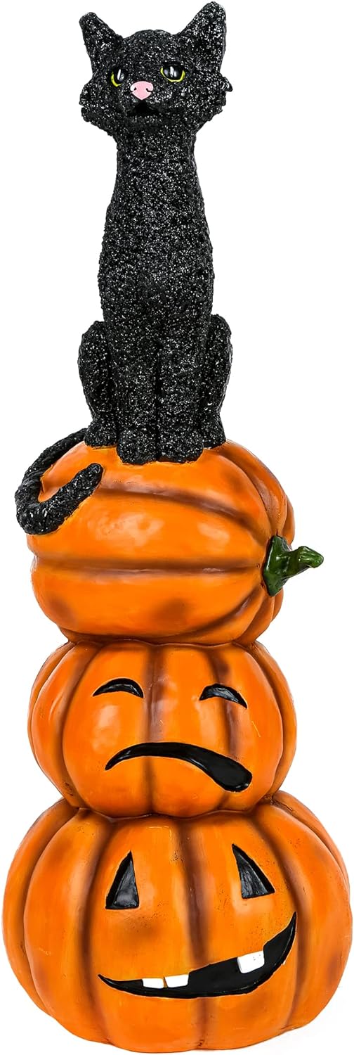Black cat and a bunch of pumpkins, Halloween collection - CostcoStore