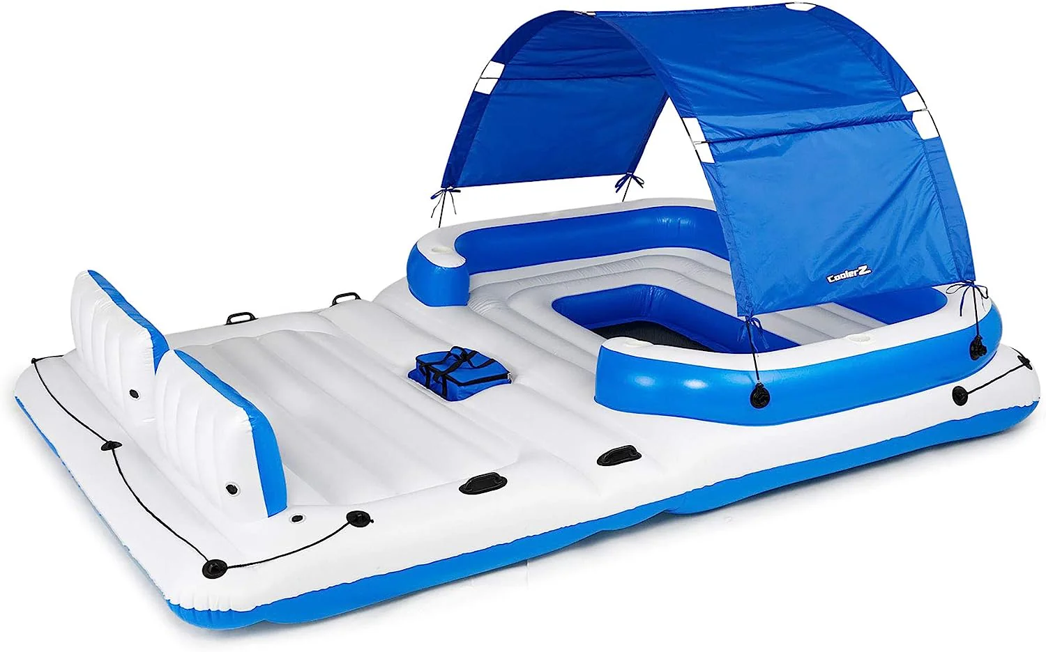 Tropical Breeze 6 Person Floating Island Lake Raft Lounge - CostcoStore