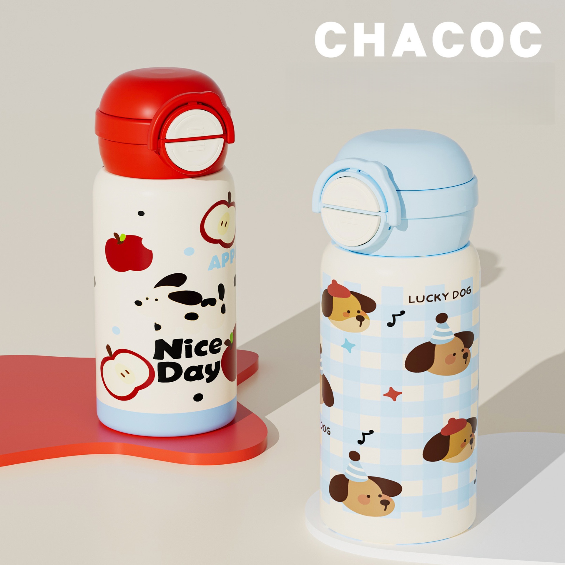 Lucky Dog Thermos Bottle