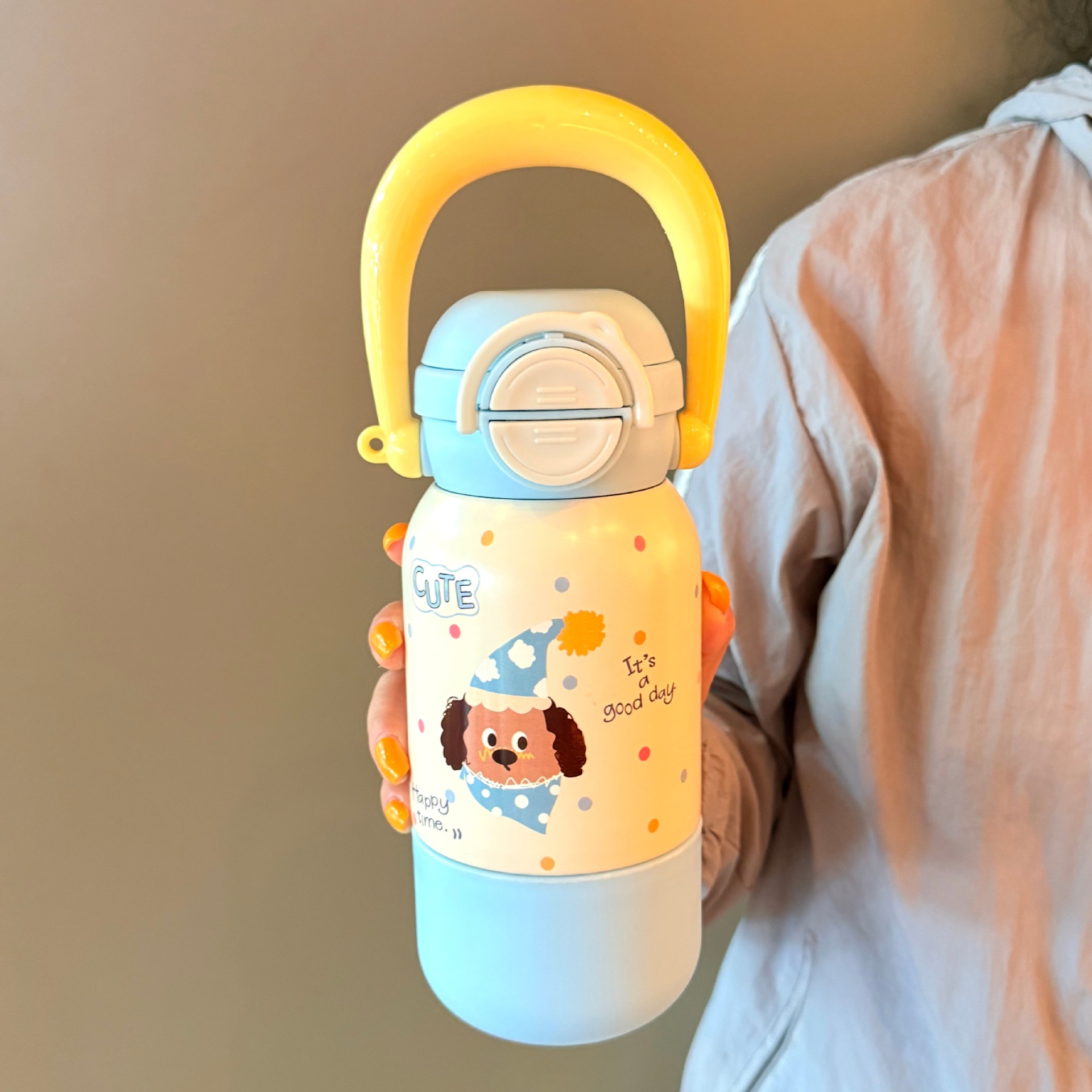 Happy Dog Thermos Bottle