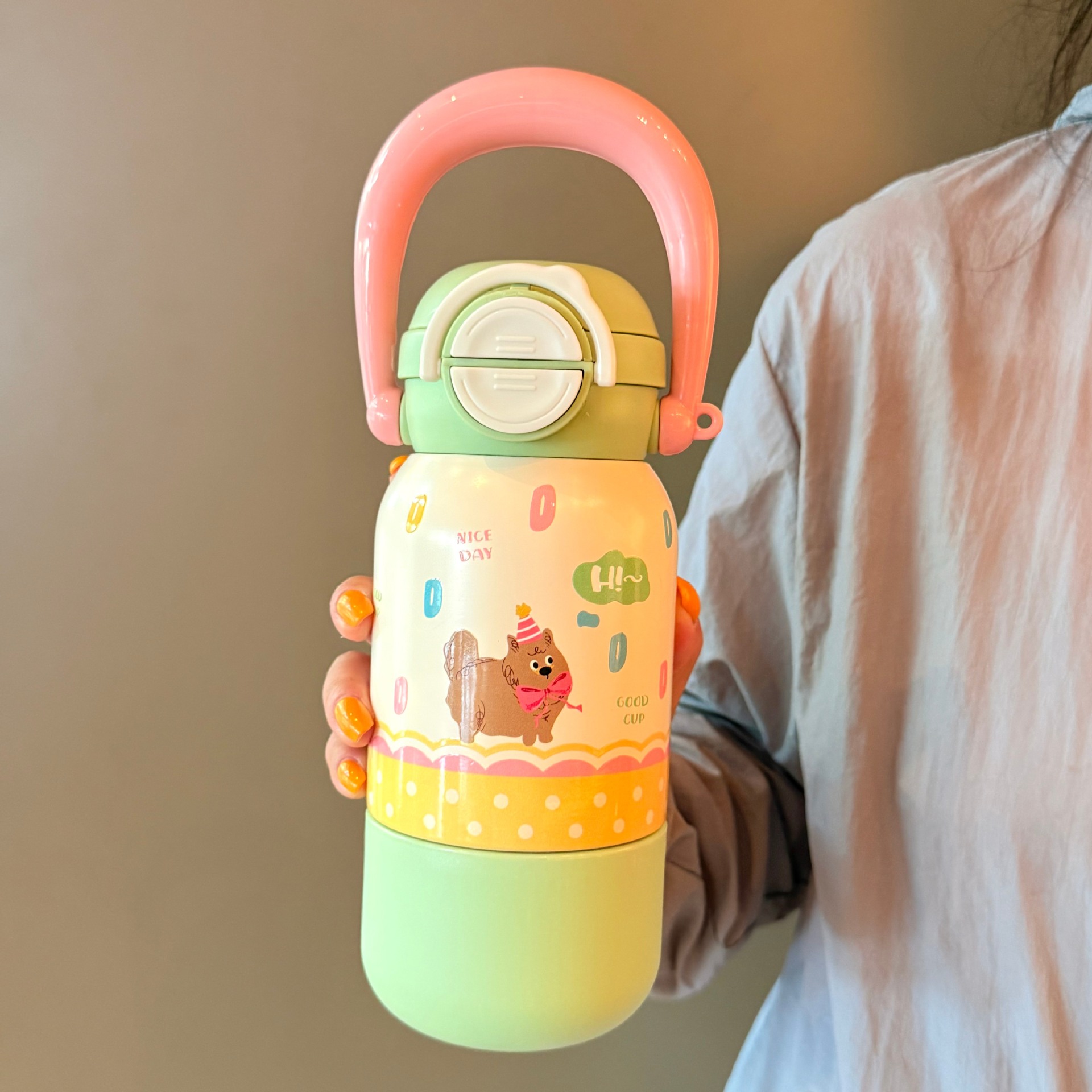 Happy Dog Thermos Bottle