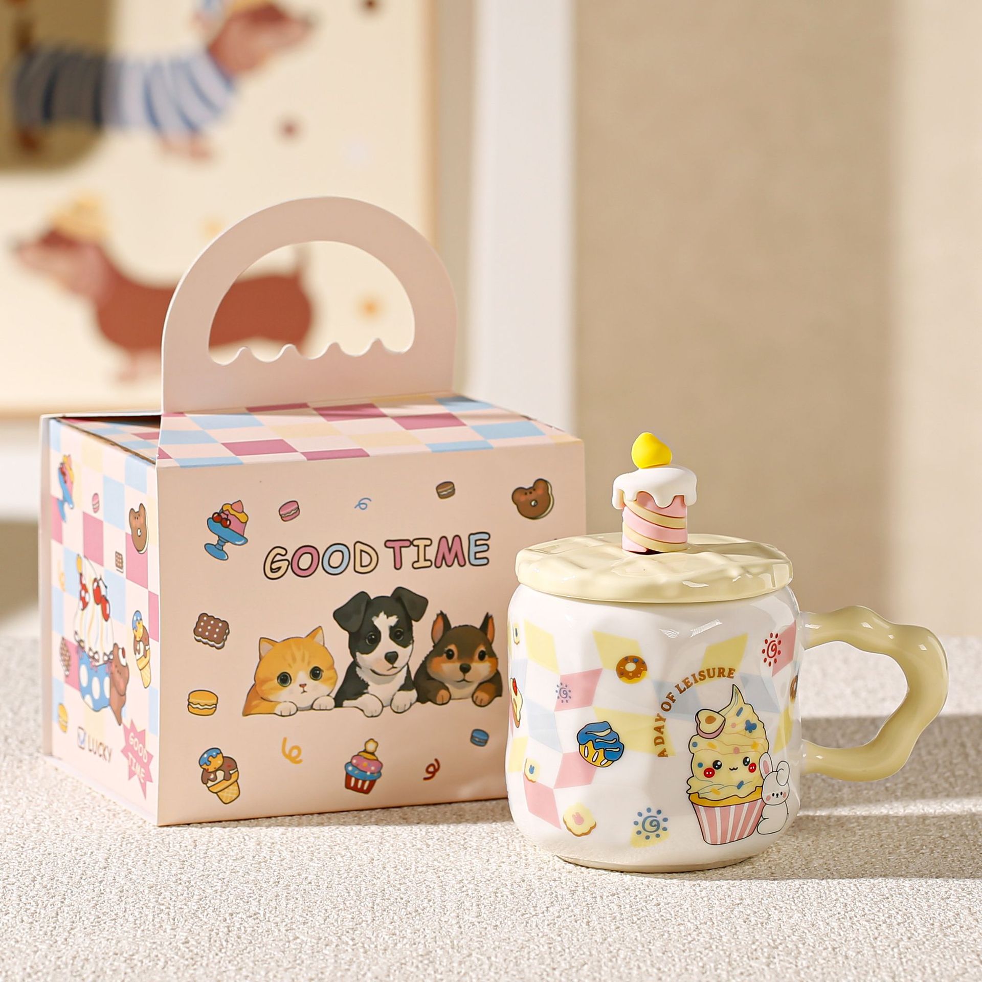 Dessert-Themed Ceramic Mug