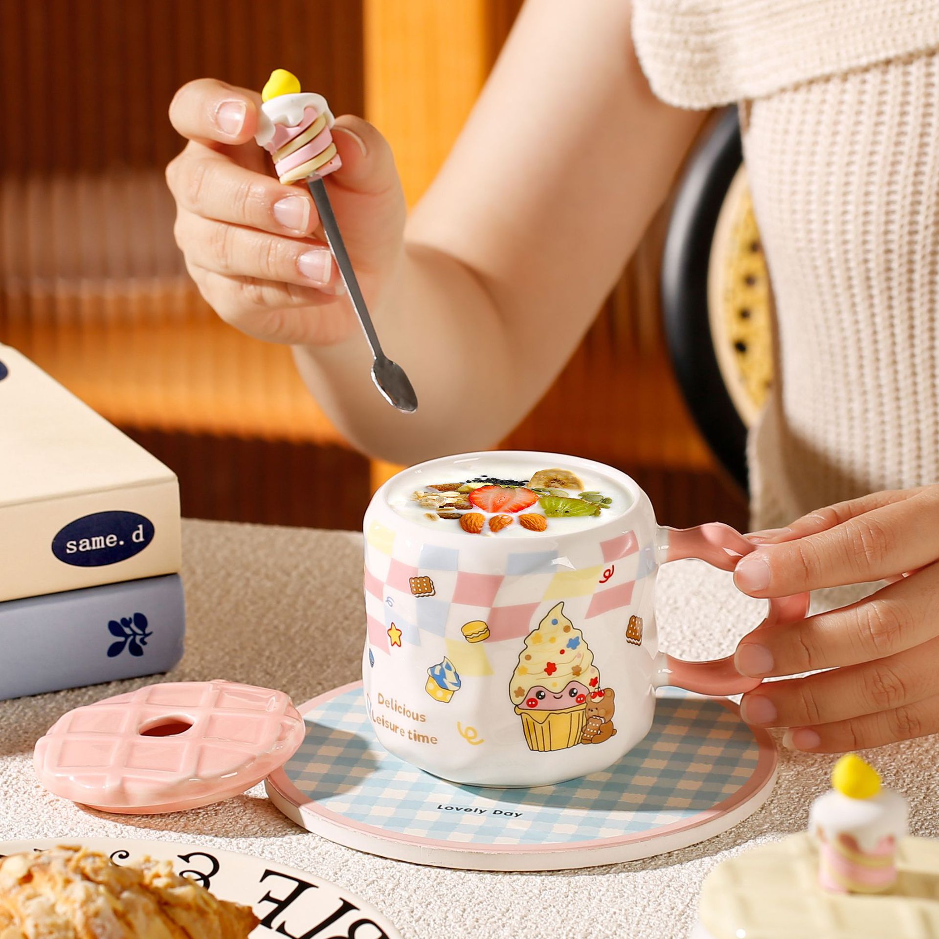 Dessert-Themed Ceramic Mug