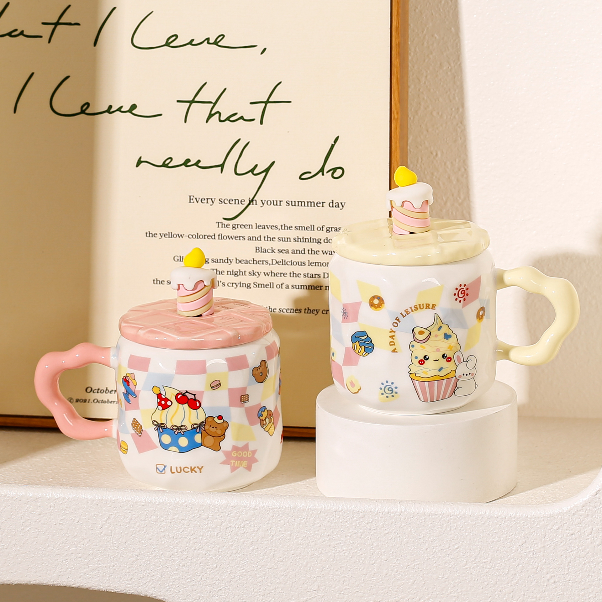 Dessert-Themed Ceramic Mug