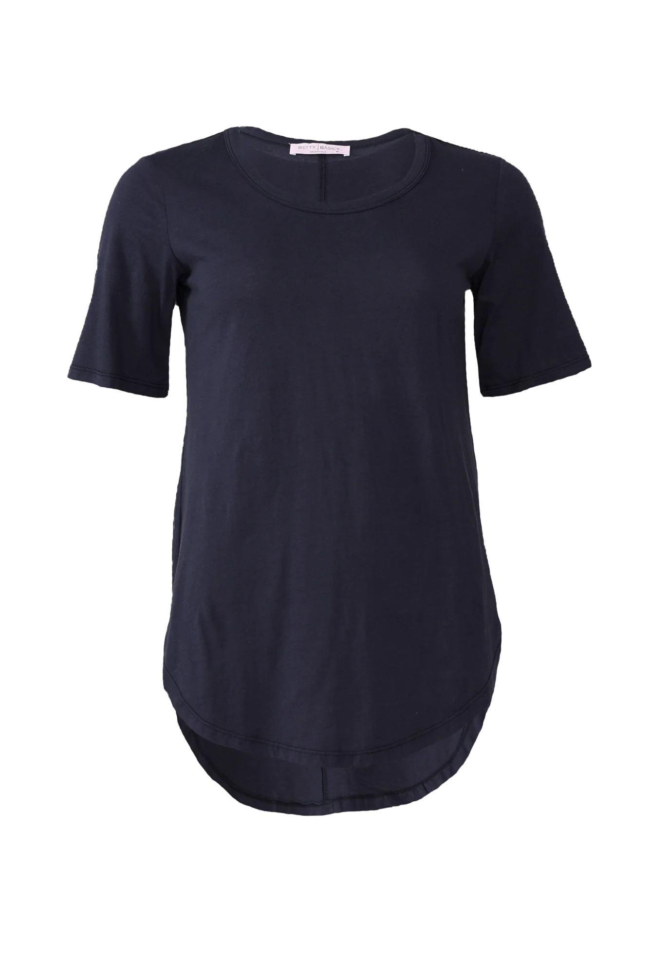 Ariana Navy Cotton Tee