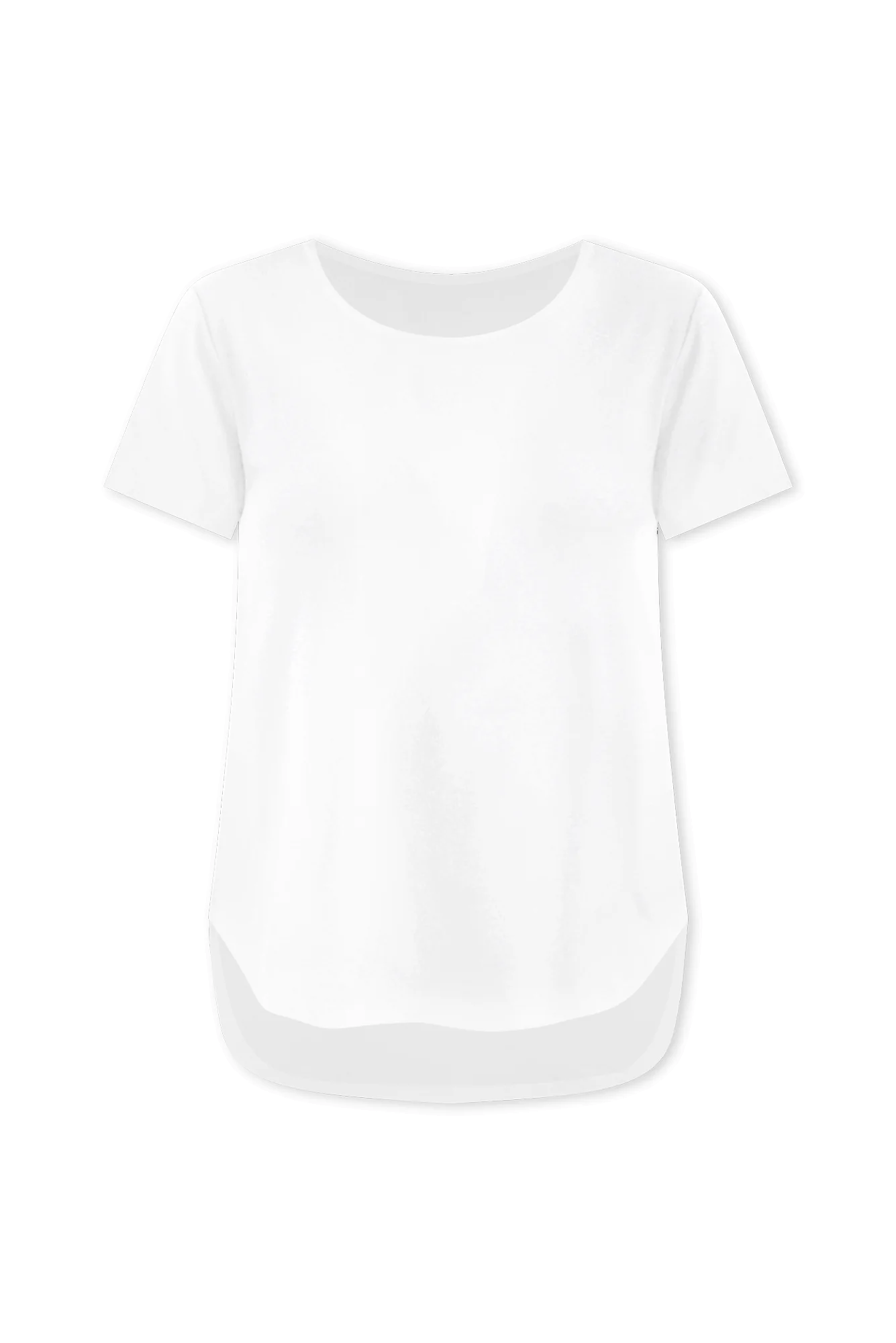 Janis White Bamboo Tee