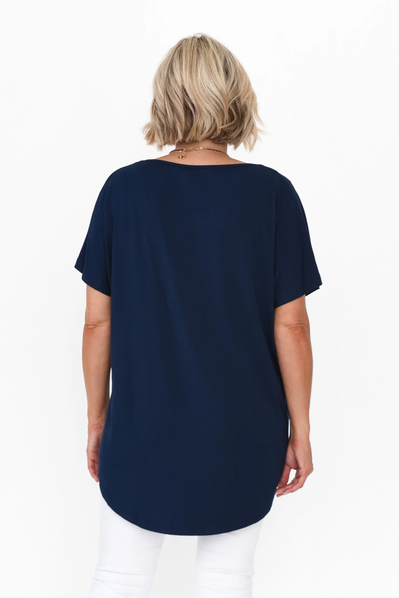 Danya Navy Bamboo Top