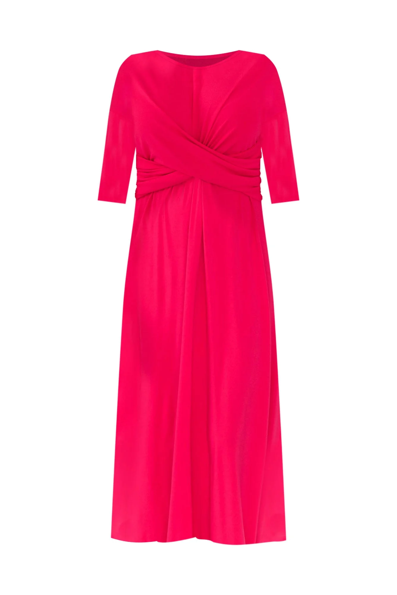 Assa Raspberry Twist Bamboo Dress