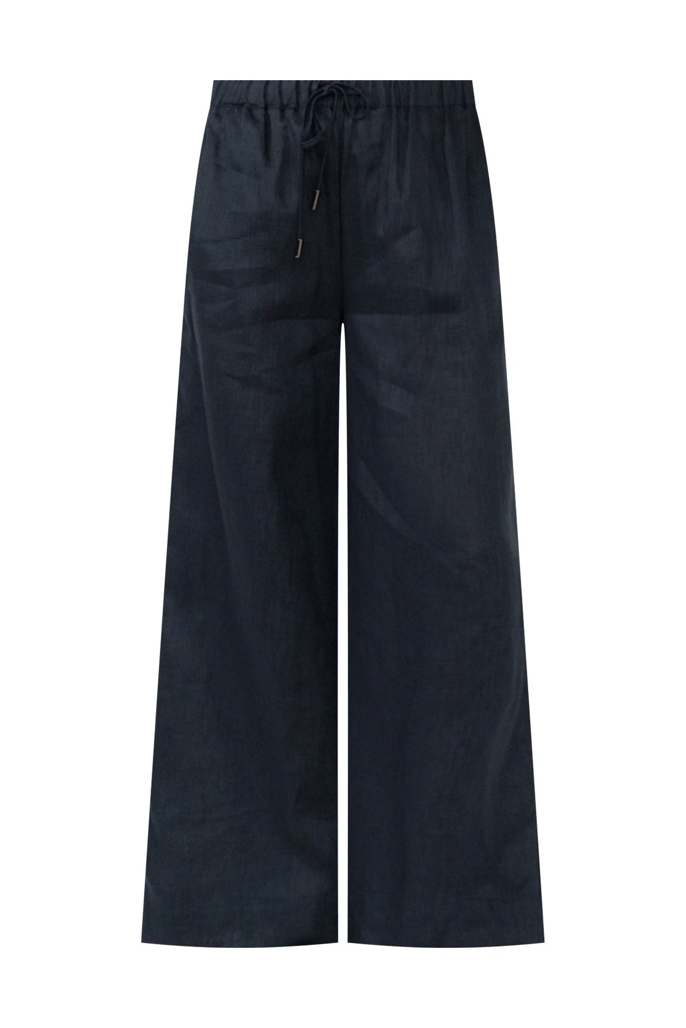 Jimmie Navy Linen Tie Pants