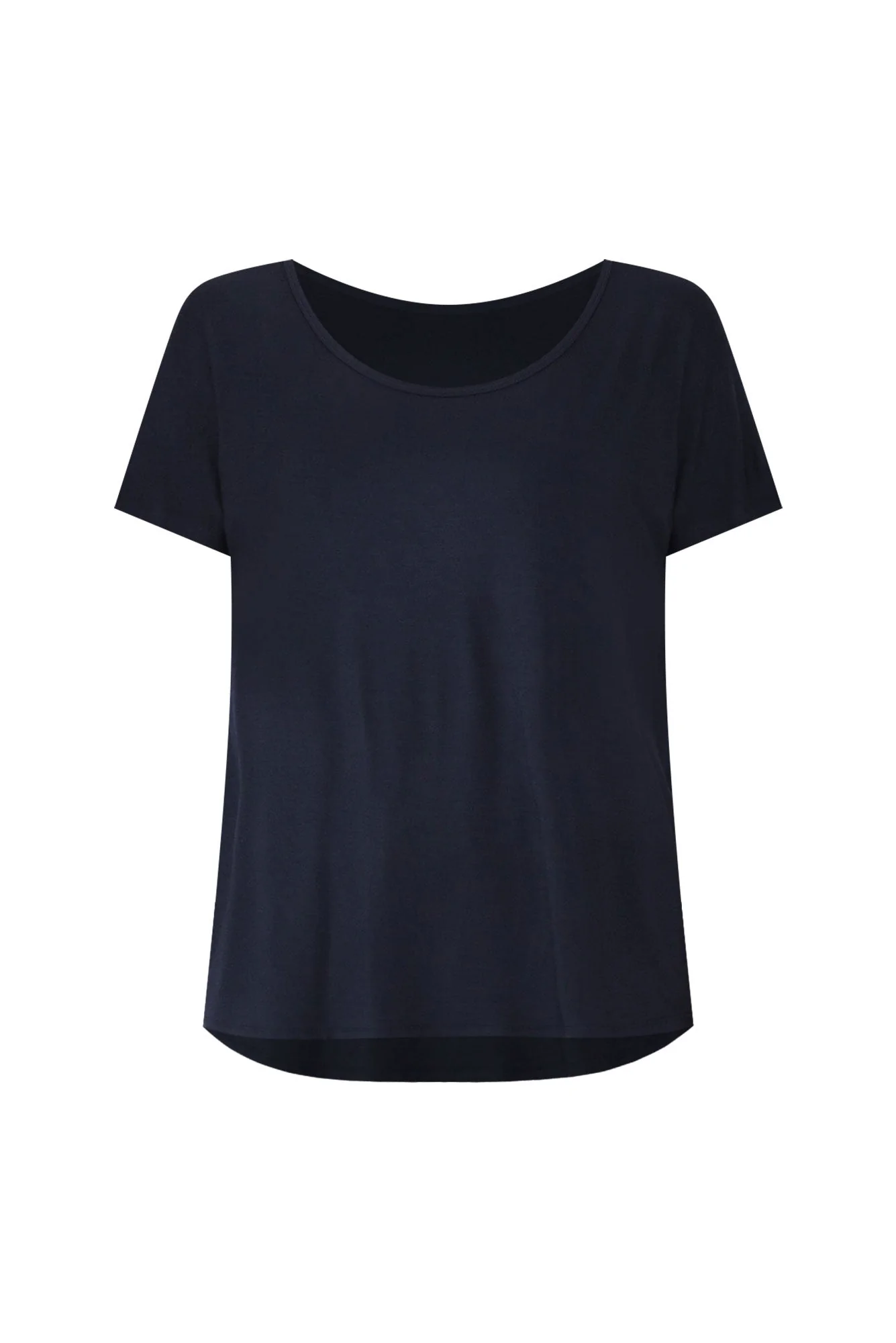 Eadie Dark Navy Bamboo Top