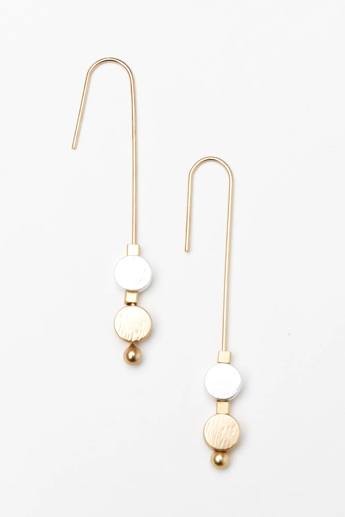 Airis Gold Circle Hook Earrings