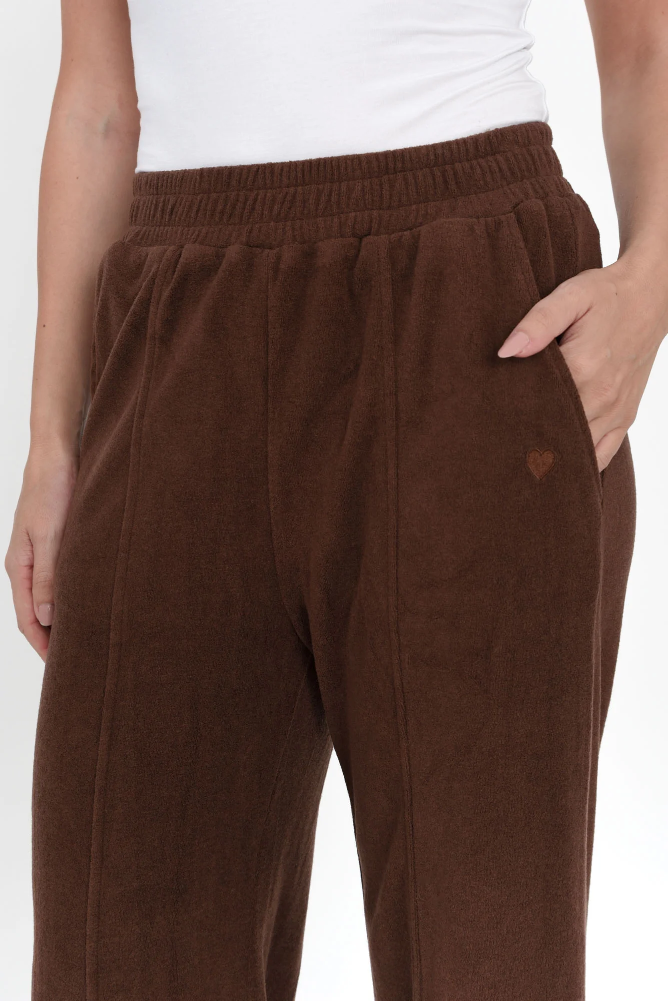 Jessa Chocolate Terry Pants