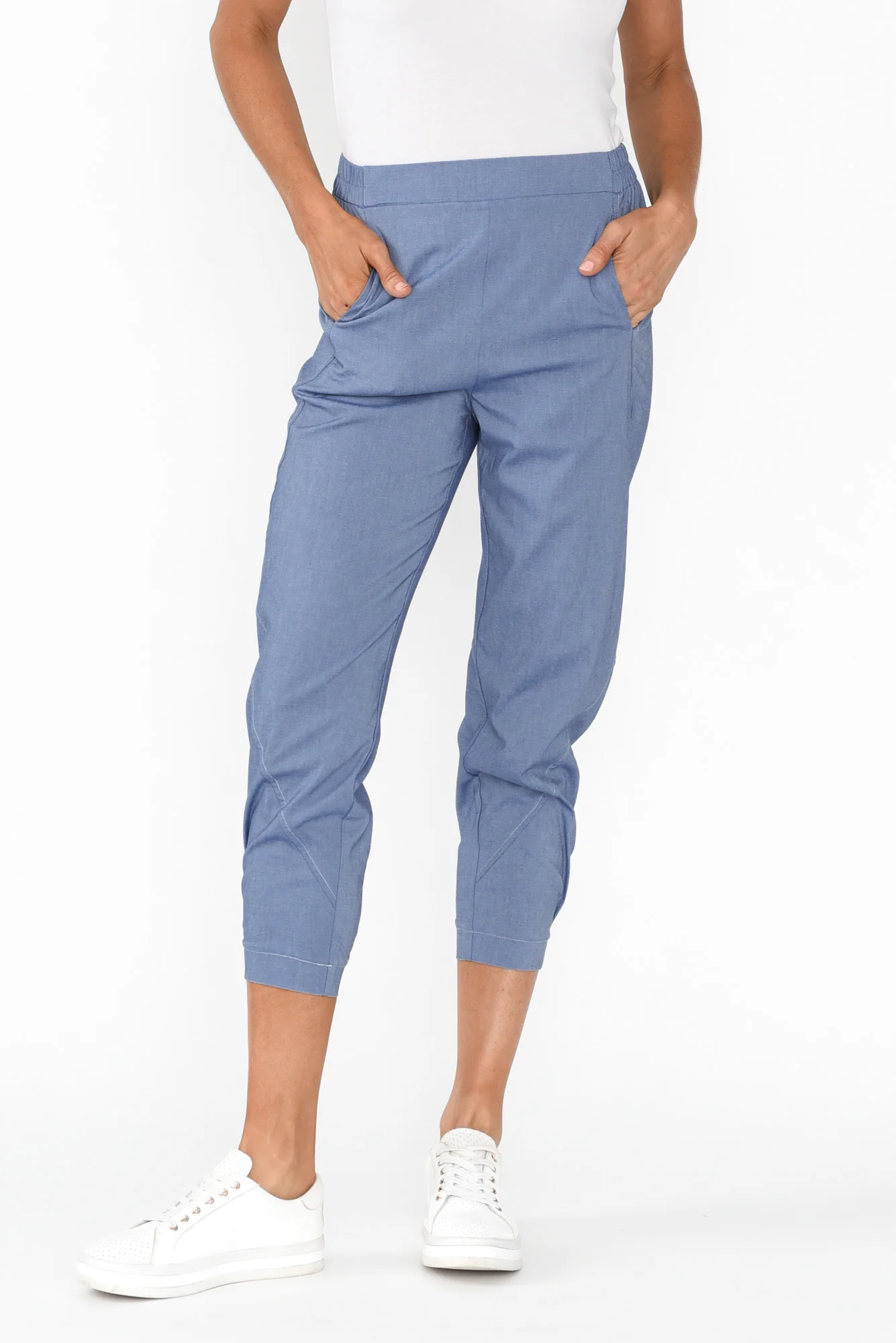 Cosita Blue Cropped Pants