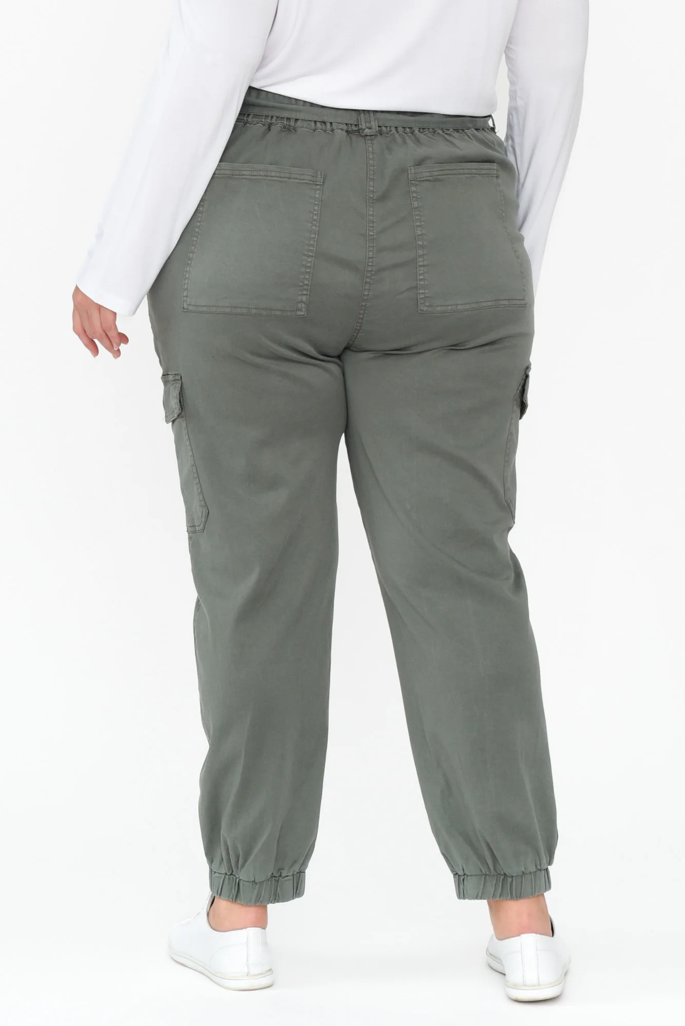 Canterbury Khaki Lyocell Cargo Pants