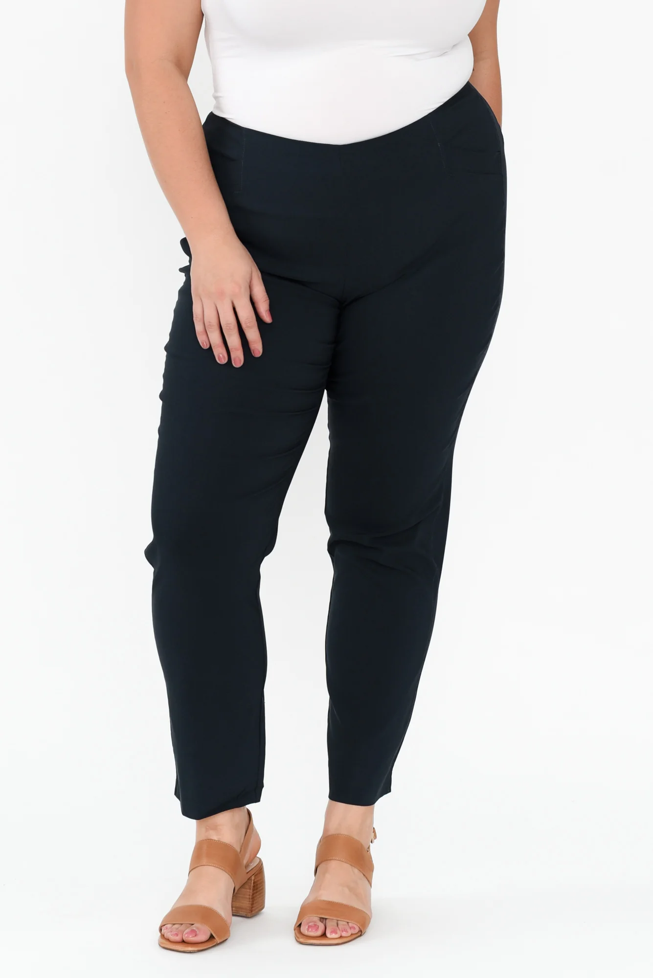 Cody Navy Stretch Pants
