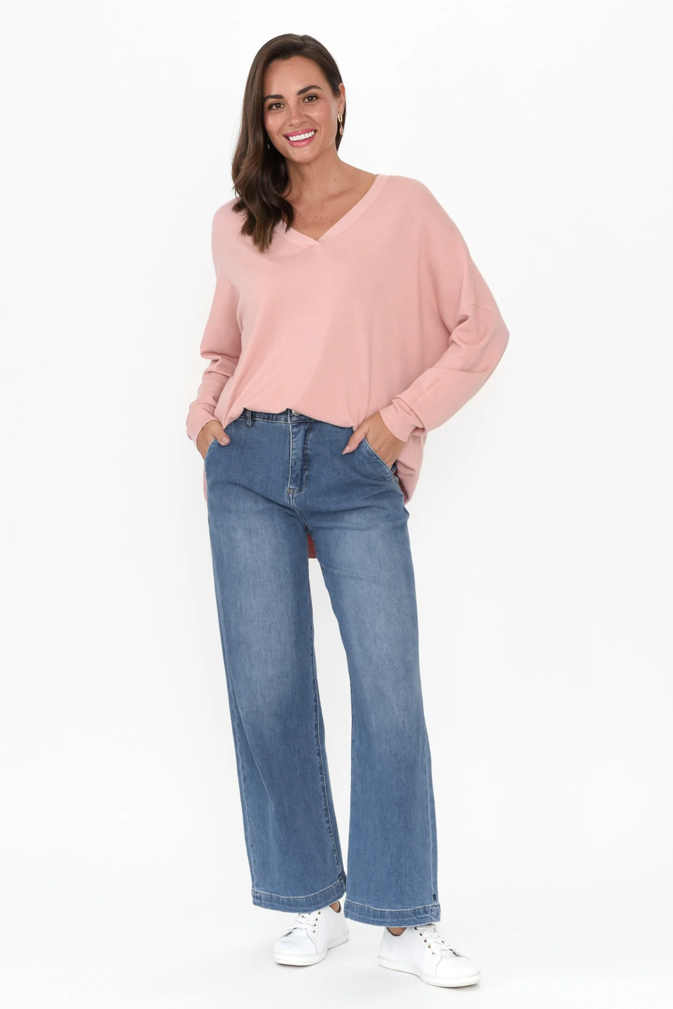 Izzy Light Blue Wide Leg Jeans