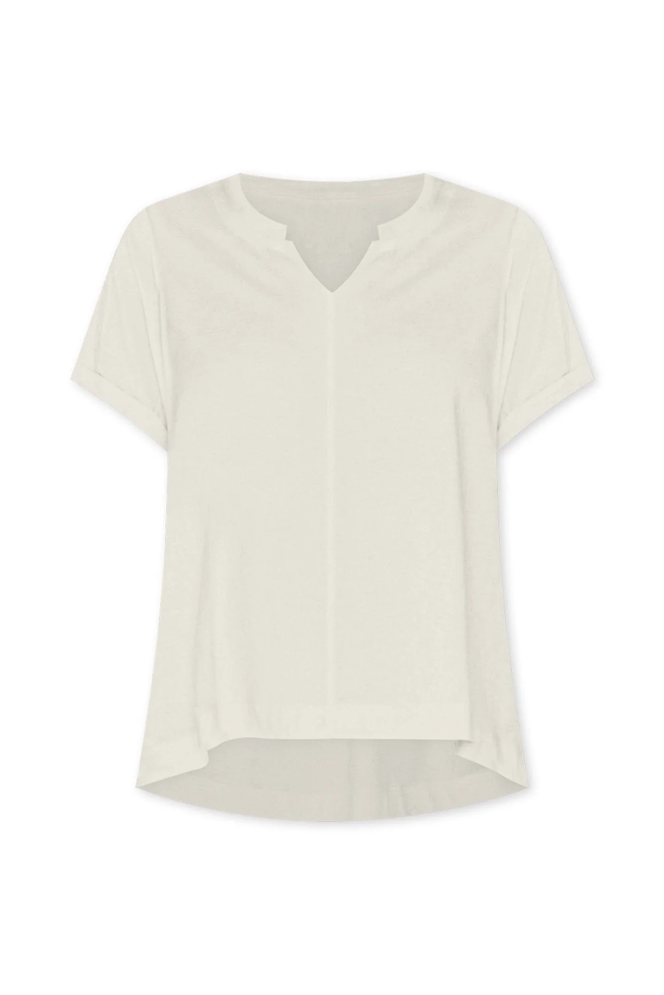 Anabeth Grey Marle Cotton Swing Top