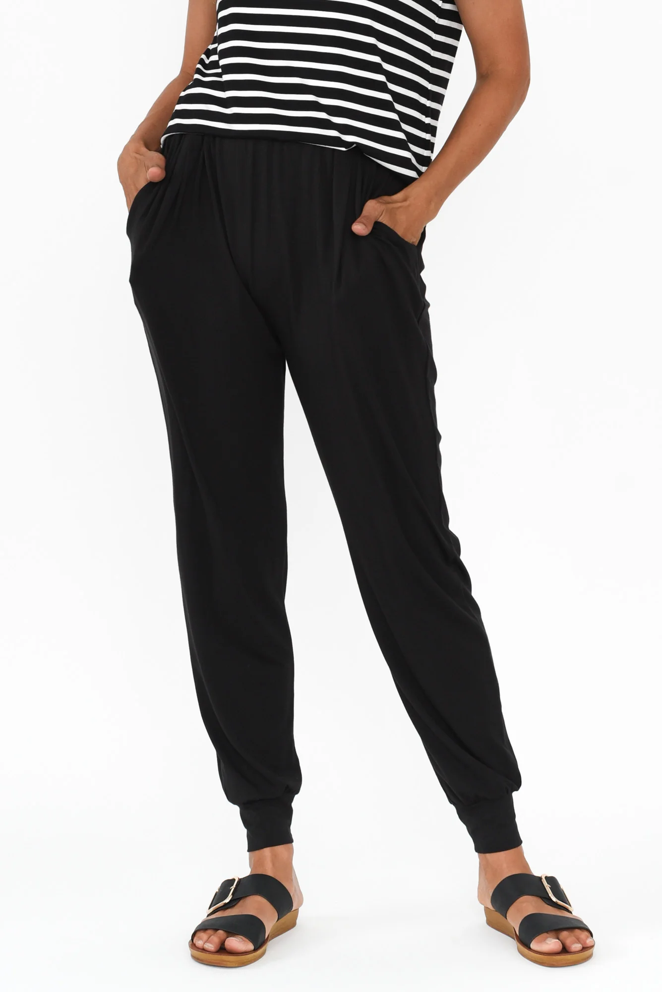 Black Bamboo Everyday Pants