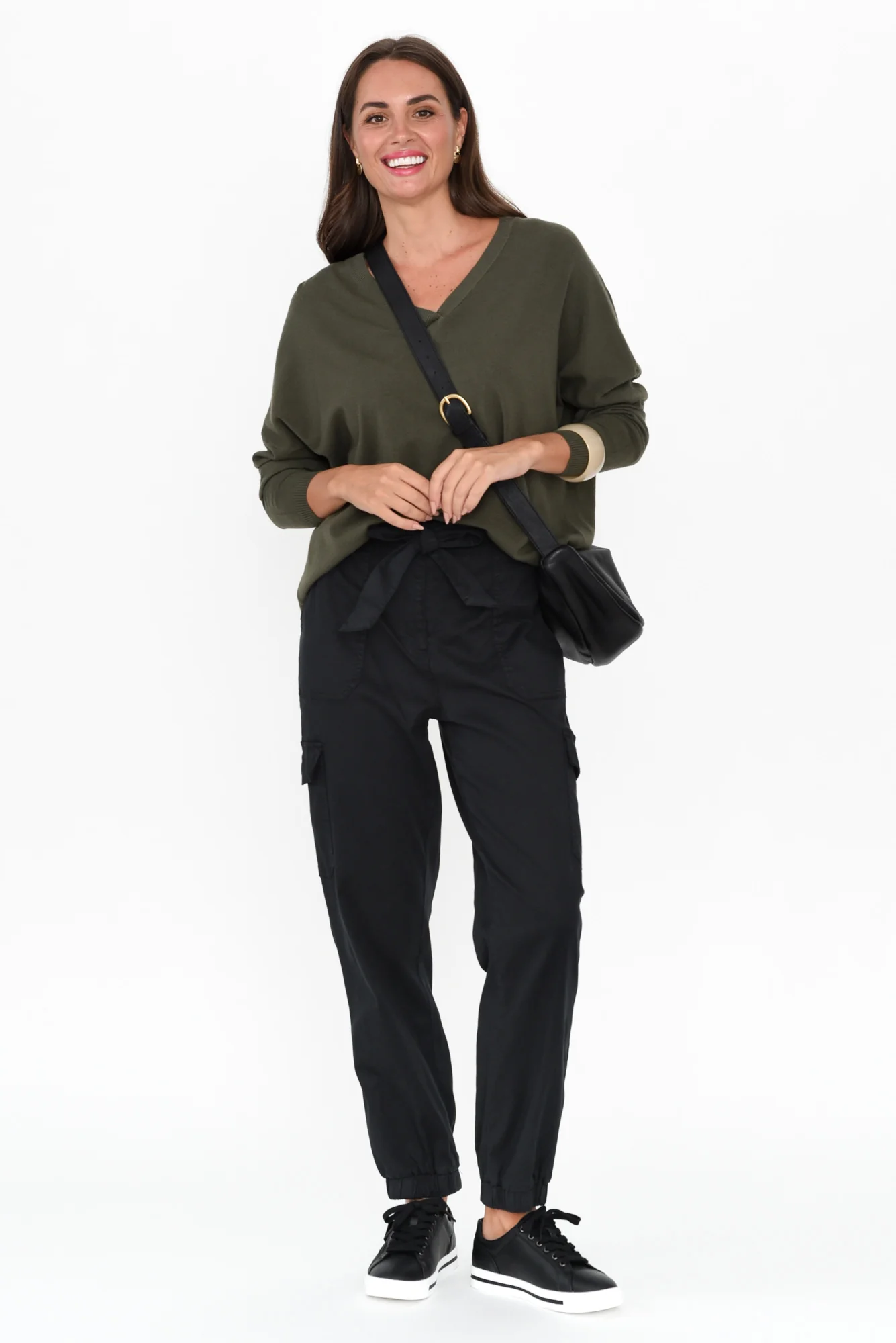 Canterbury Charcoal Lyocell Cargo Pants