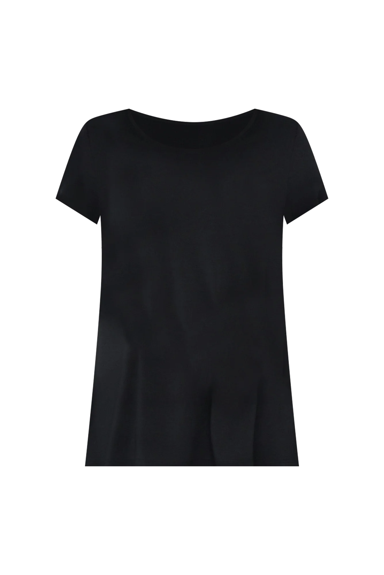 Black Micro Modal Swing Tee