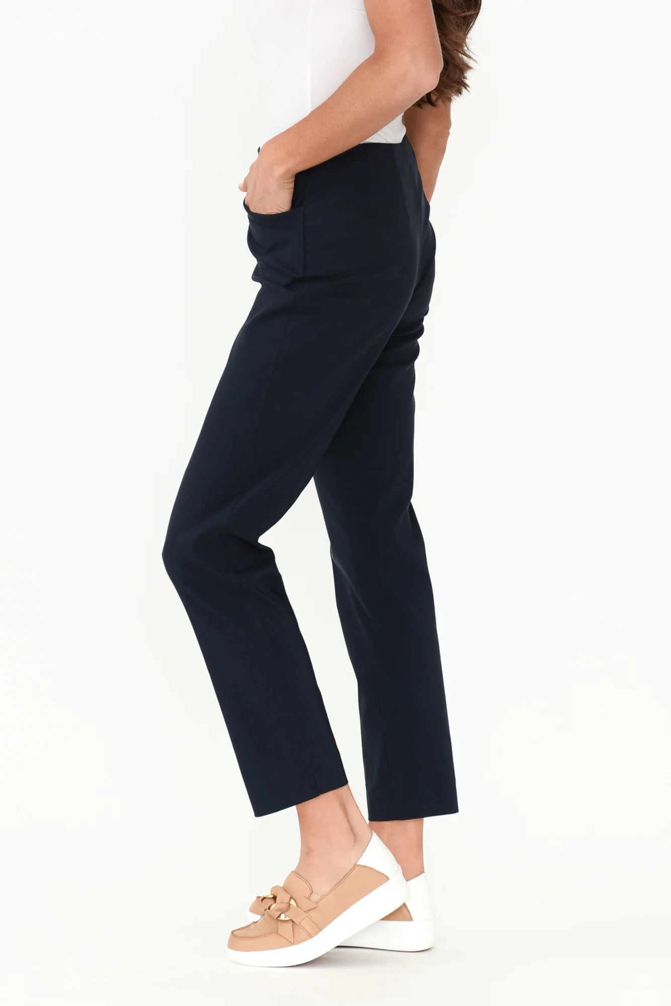 Cody Navy Stretch Pants