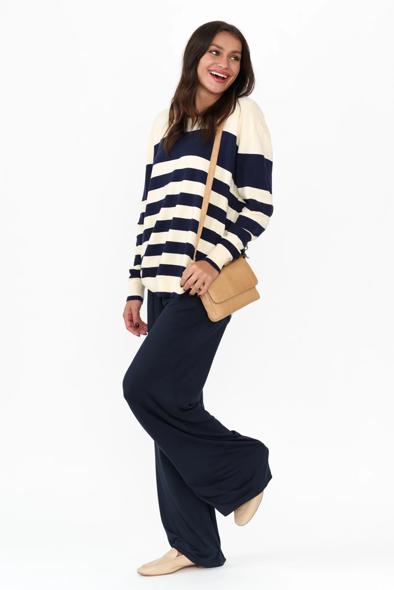 Cedric Dark Navy Bamboo Pocket Pants