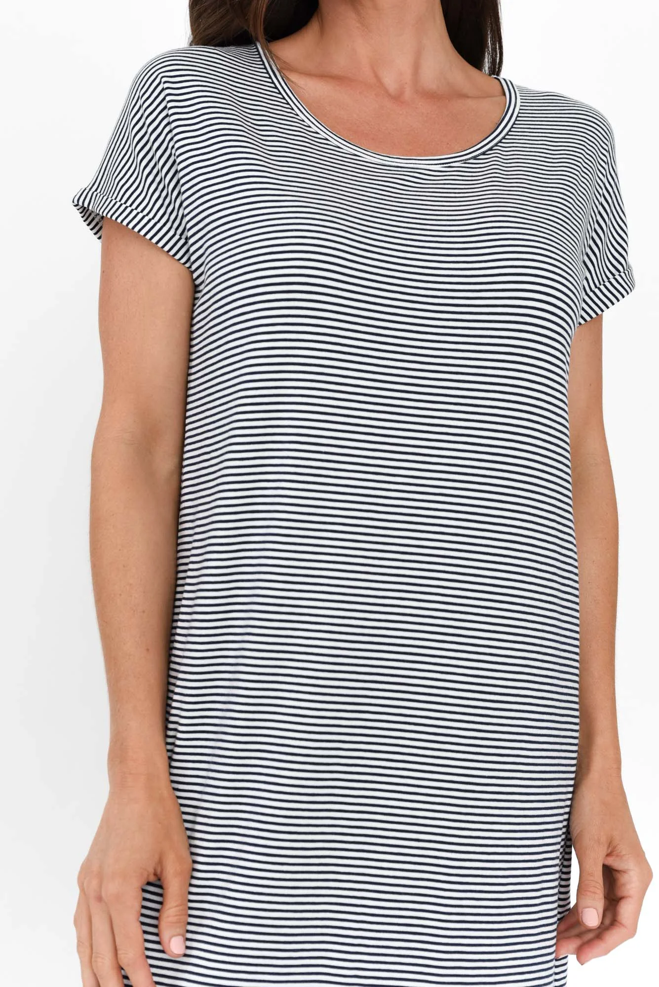 Elsie Nautical Stripe Bamboo Dress