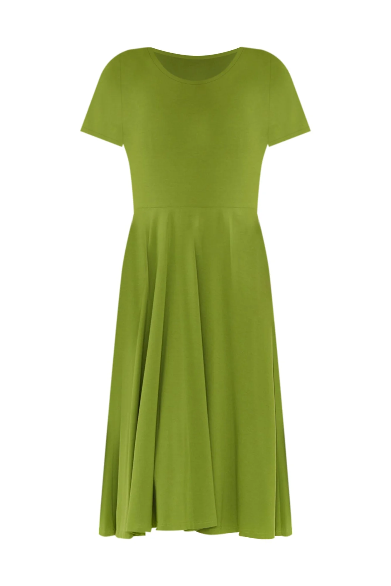 Jasmine Green Bamboo Pocket Dress