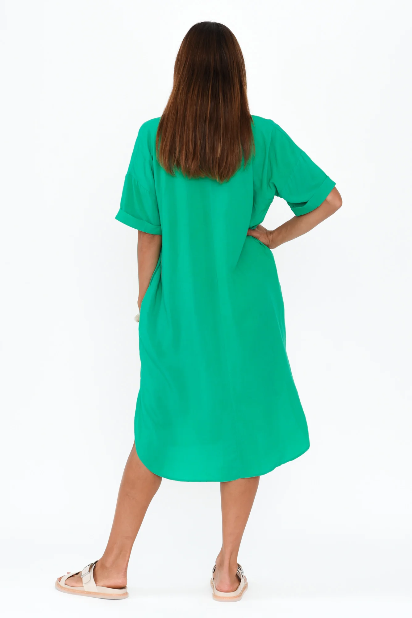 Kazi Emerald Shirt Dress