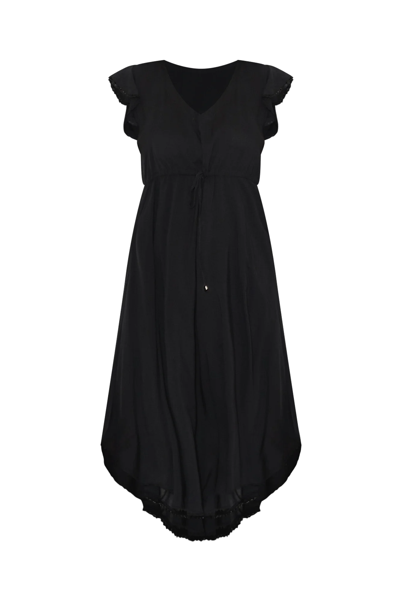 Libby Black Midi Dress